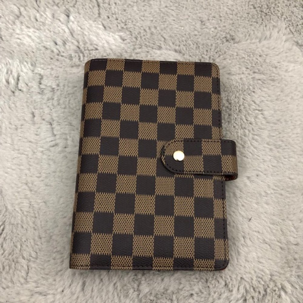 Brown Checkered  A6 Agenda Planner - Budget Binder - Picture 3 of 8